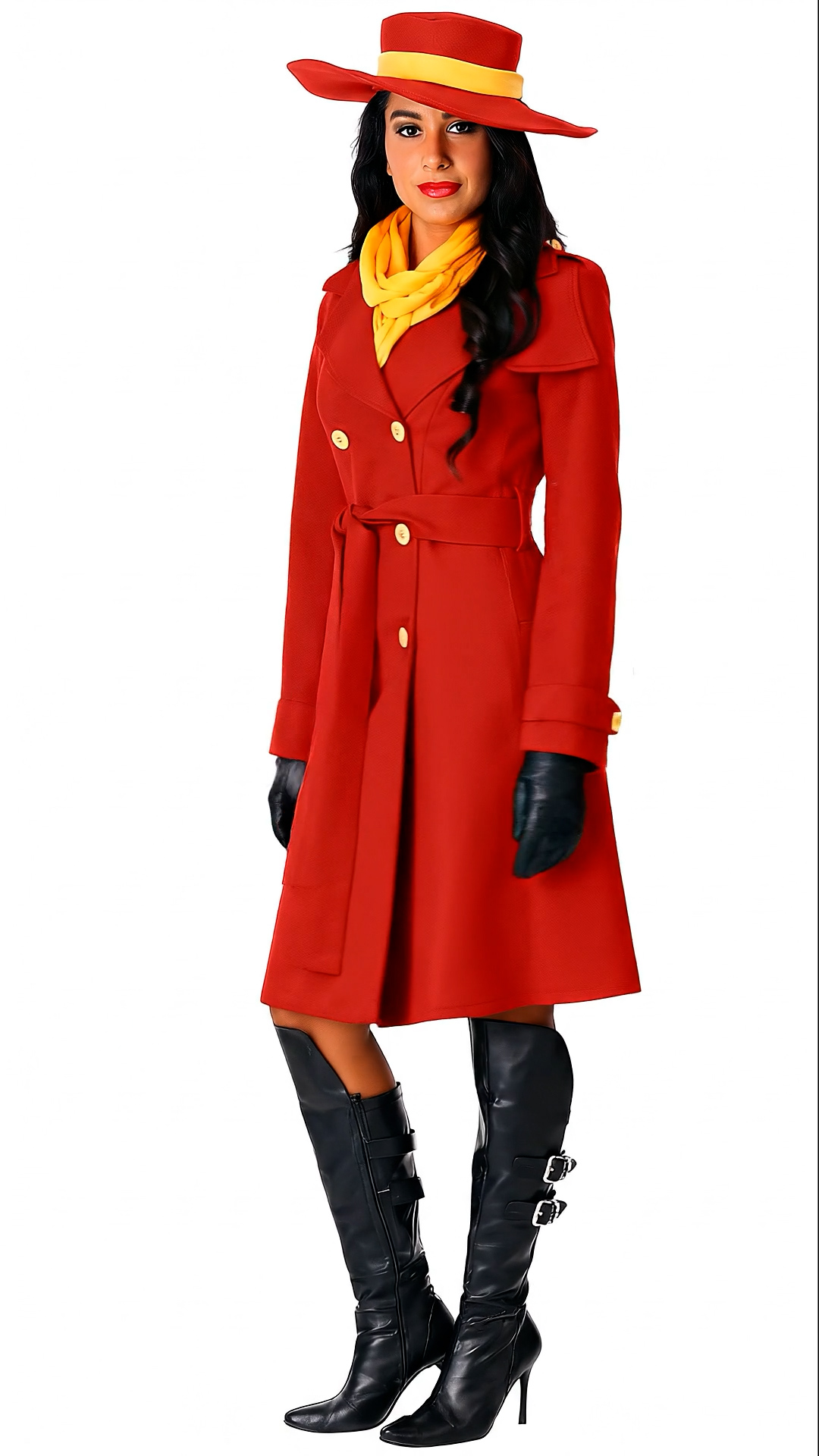 FUN6440PL Ai Women's Plus Carmen Sandiego Costume